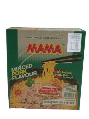 Instant noodles, minced pork flavor, Mama brand