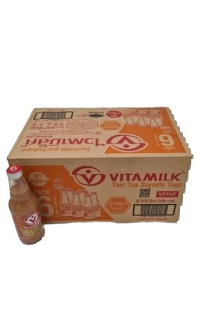 Vitamilk Vitamilk Thai tea flavor, 6 packs, 24 bottles, screw cap