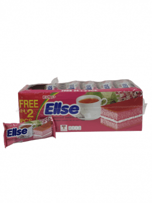 Else Layer Cake Strawberry Flavor with Cream Filling (Pack)