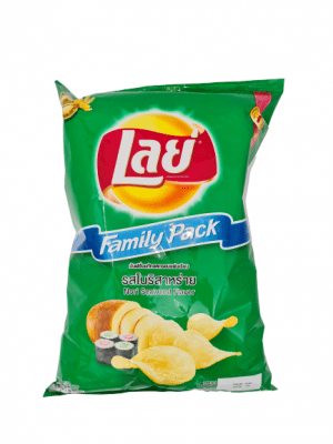 Lay's potato chips, nori seaweed flavor