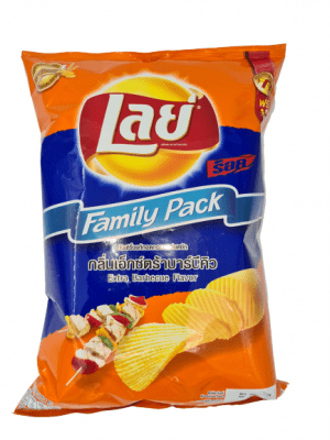 Lay's potato chips, extra barbecue flavor
