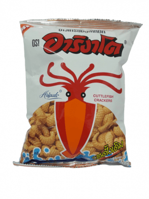 Arigato brand squid crackers
