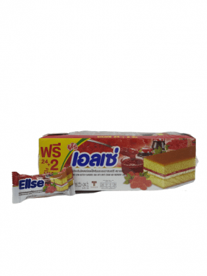 Elsa Layer Cake, Butter Flavor, Filled with Cream and Raspberry Jam (Pack)